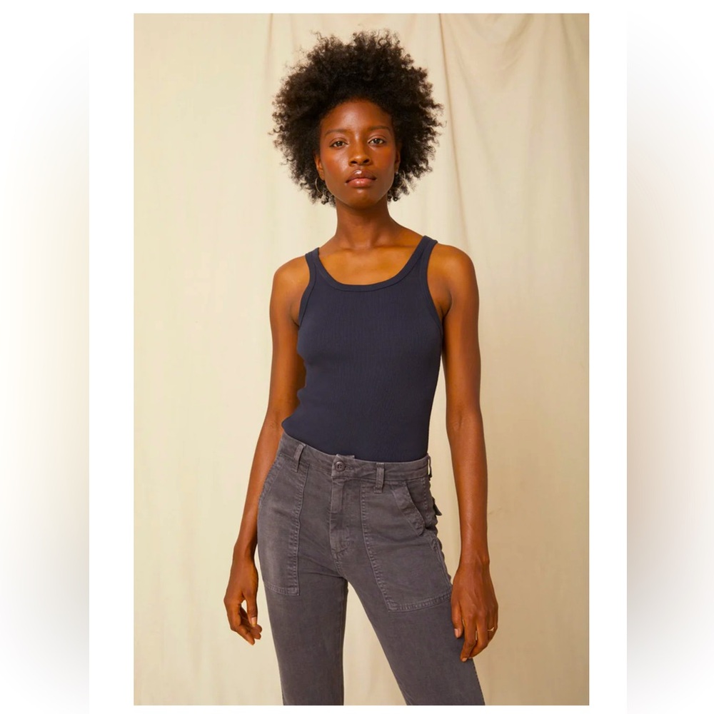 AMO ribbed bodysuit, black, S